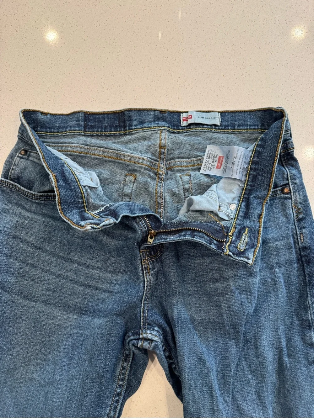 Wrangler Slim Straight Stretch Denim Jeans Women’s 8-10 / Mens 30x32